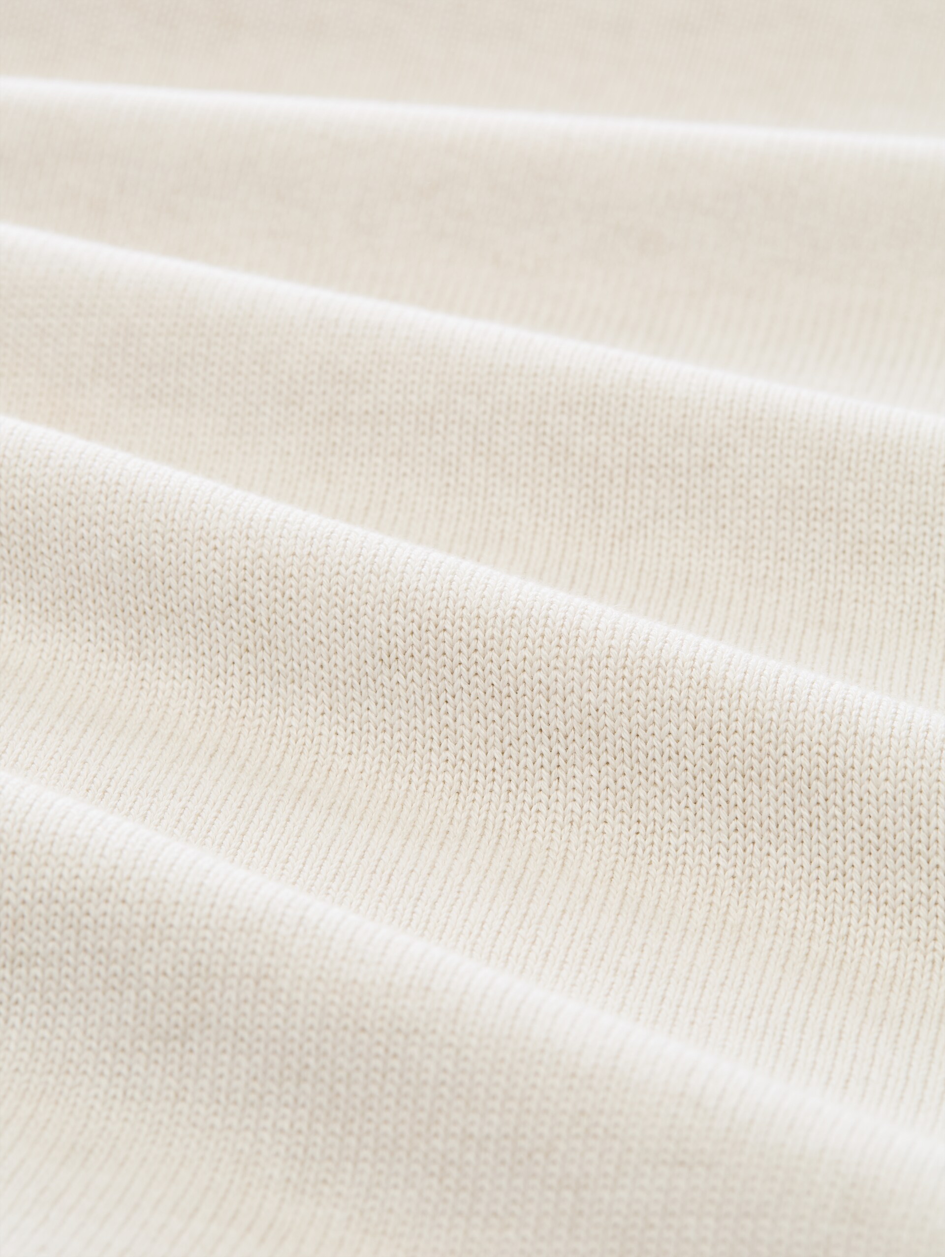Gebreide trui van katoen - soft cloud melange - Materiaalweergave