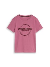 Nicht ausgewählt, T-Shirt mit Print von Tom Tailor, rosa