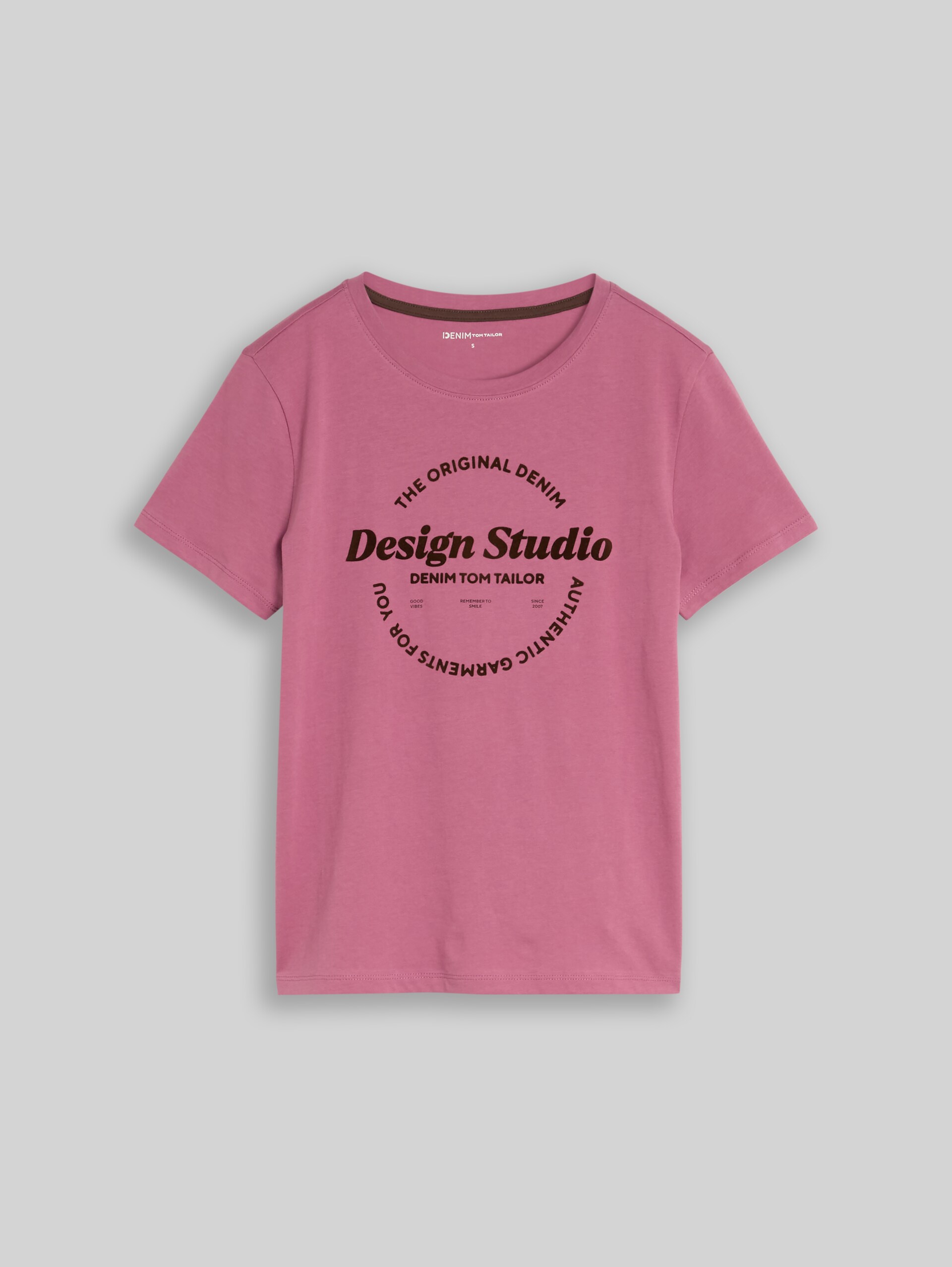 T-Shirt mit Print - dusty berry - Vorder-Produkt-Ansicht