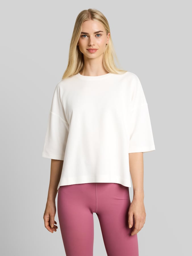 Boxy Fit T-Shirt von Denim Female, off white