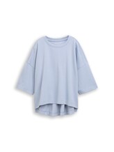 Nicht ausgewählt, Boxy Fit T-Shirt von Tom Tailor, blau