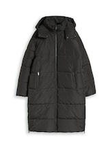 Ausgewählt, Puffer-Mantel mit abnehmbarer Kapuze von Tom Tailor, schwarz