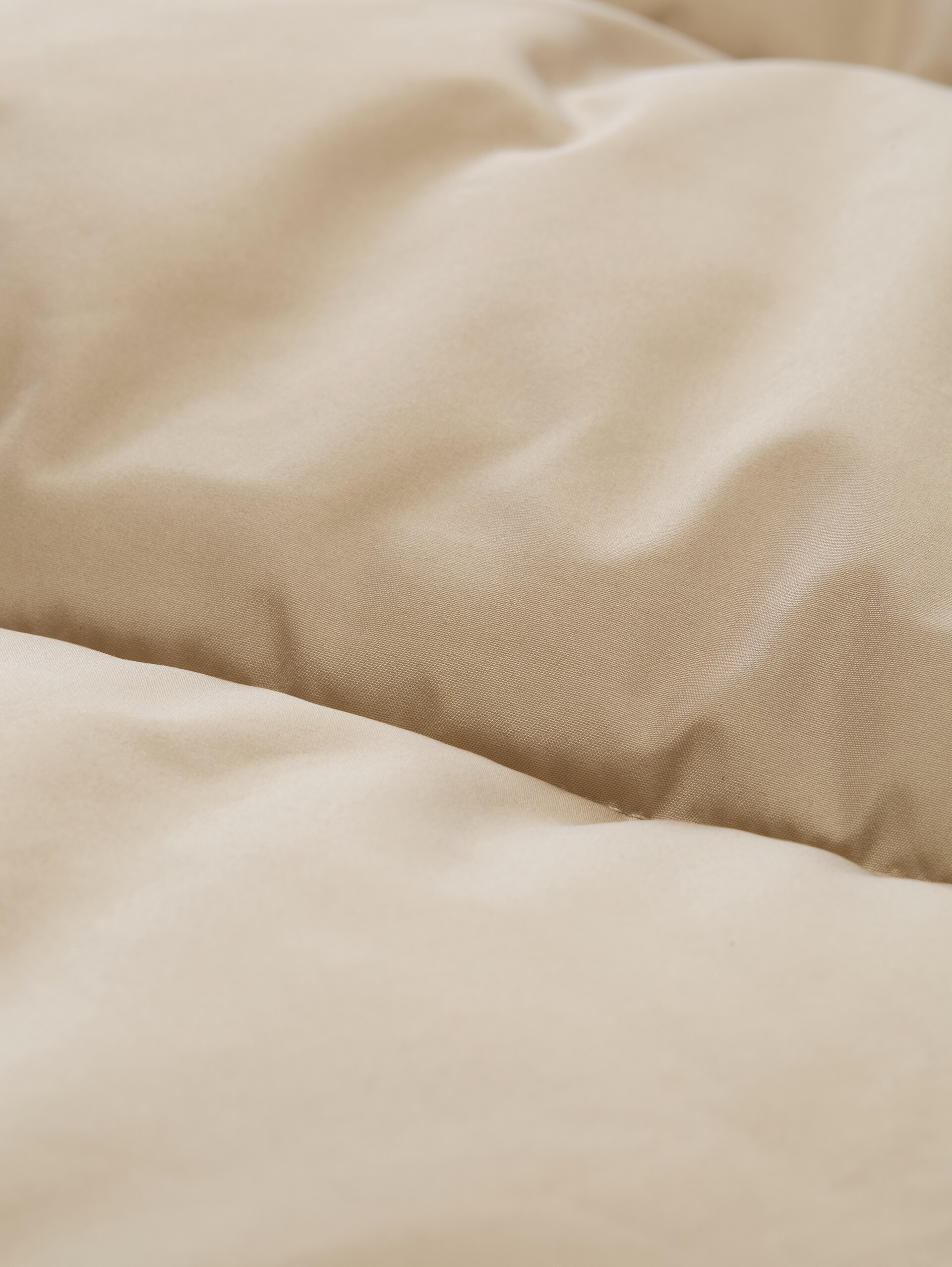 Puffer coat with detachable hood - Cashew Beige - Product detail view