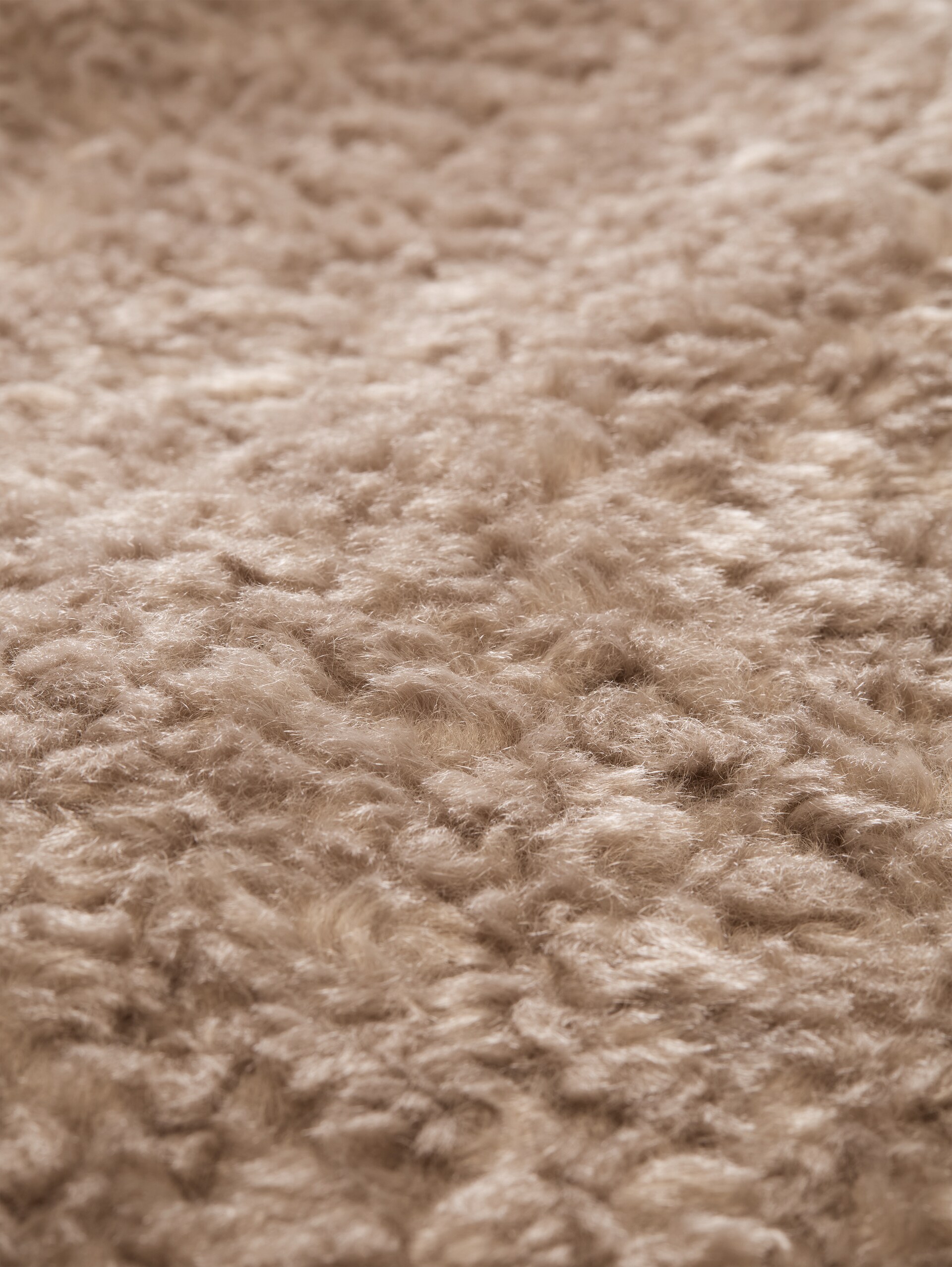 Kunstfelljacke mit Stehkragen - soft taupe grey - Produkt-Detail-Ansicht