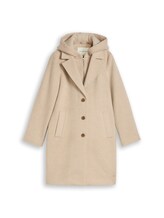 Selected, 2-in-1 woollen coat with detachable insert by Tom Tailor, beige
