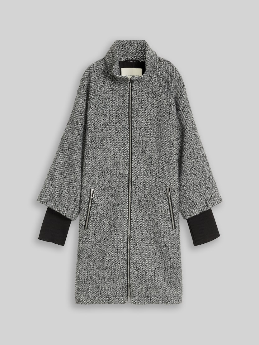 Manteau 2-en-1 par Women, grey black melange structure