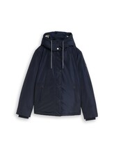 Selected, Short parka with detachable hood by Tom Tailor, blue