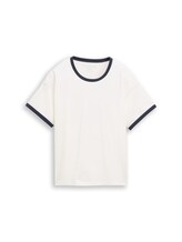 Nicht ausgewählt, Oversize T-Shirt mit Print von Tom Tailor, weiß