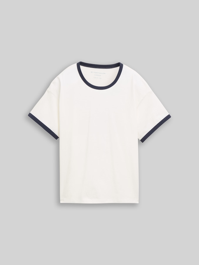 Oversize T-Shirt mit Print von Teen Girls, Whisper White