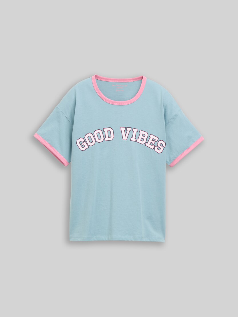 Oversize T-Shirt mit Print von Teen Girls, tourmaline