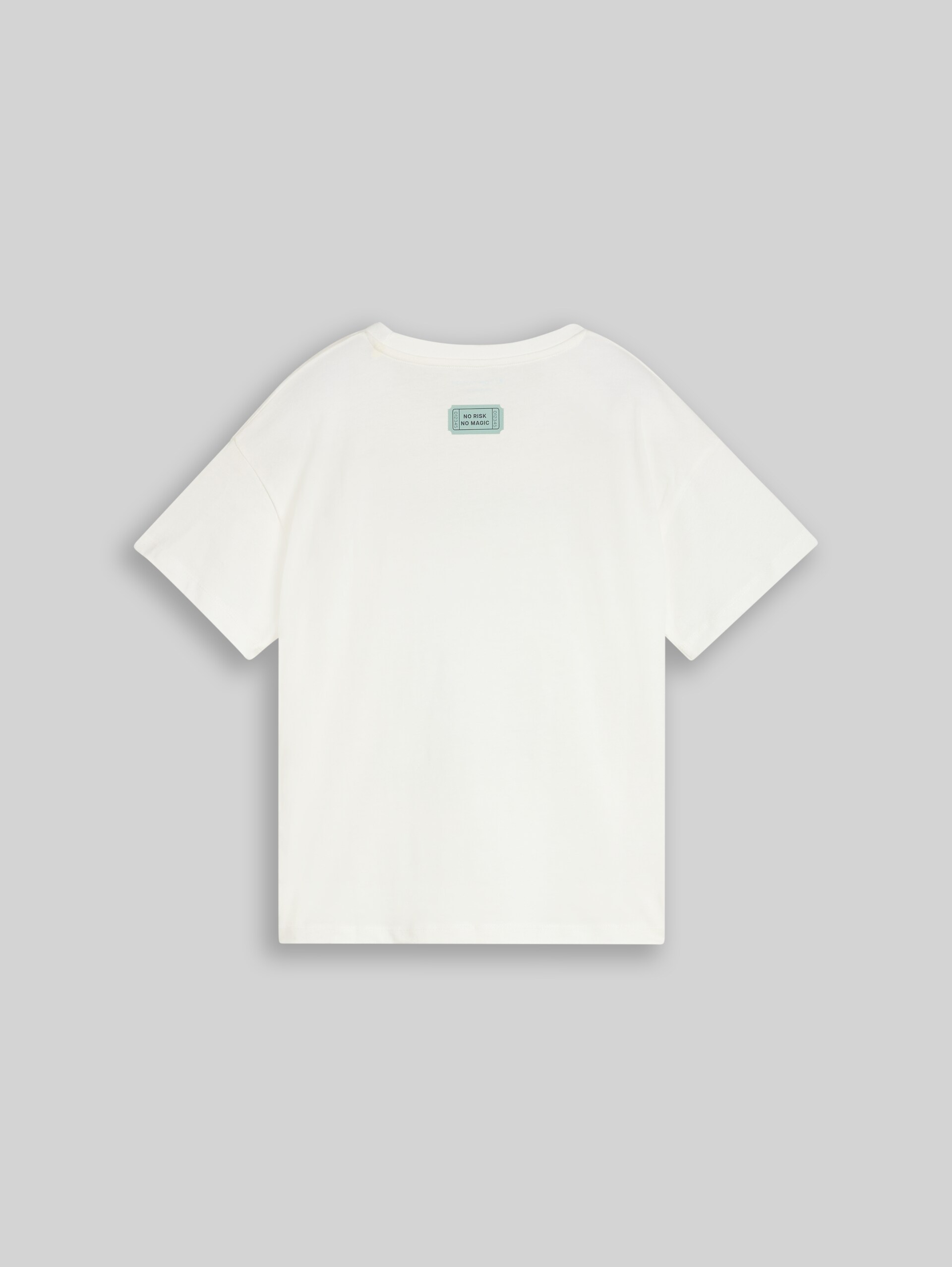 T-shirt oversize avec imprimé photo - Whisper White