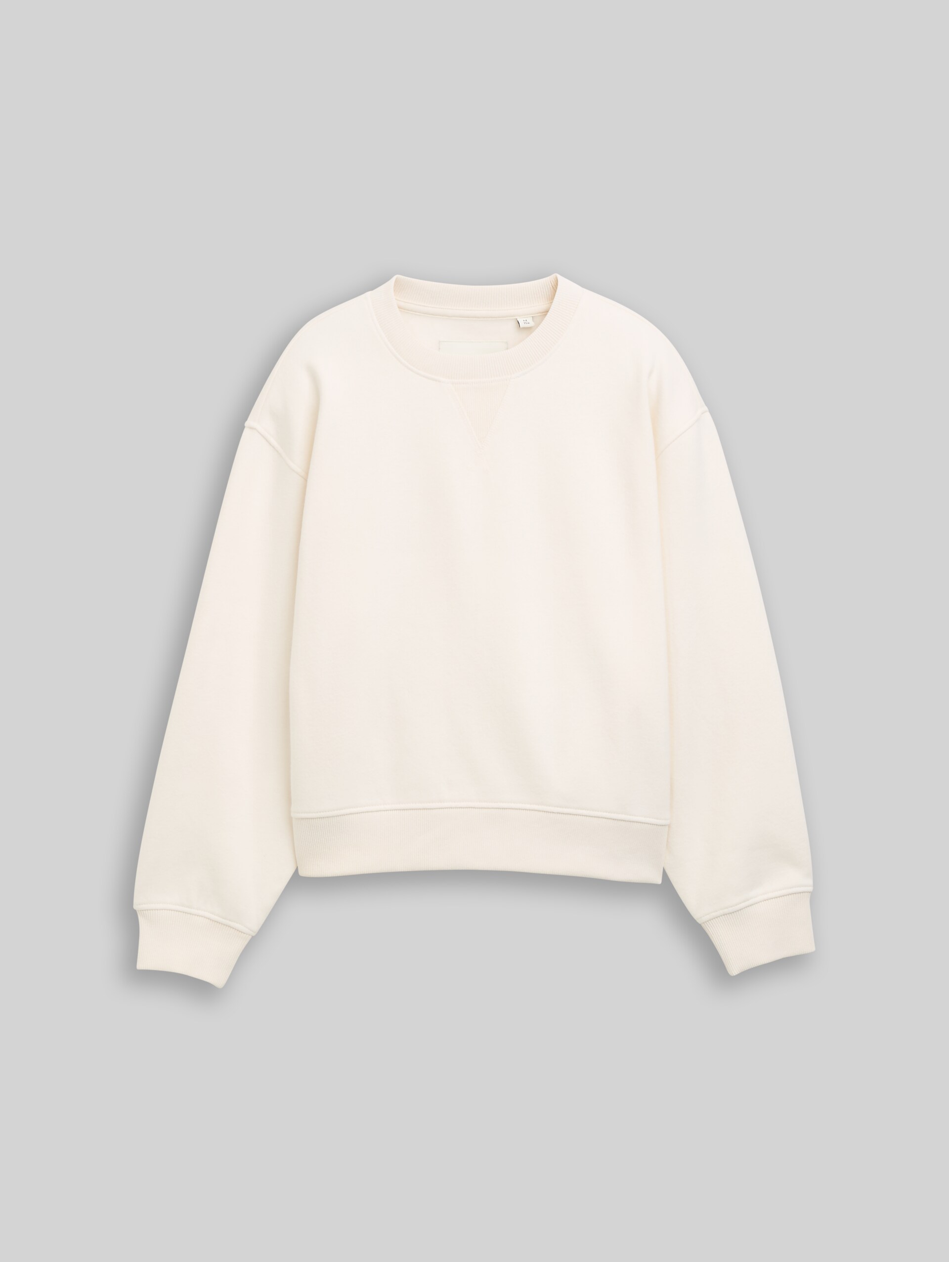 Basic Sweatshirt - Gardenia White - Vorder-Produkt-Ansicht