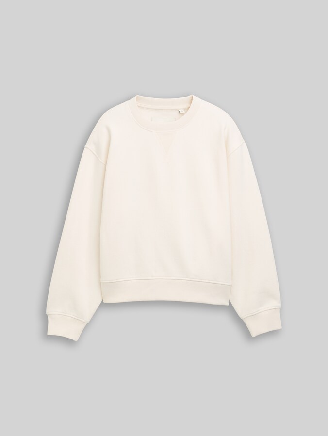 Basic Sweatshirt von Teen Girls, Gardenia White