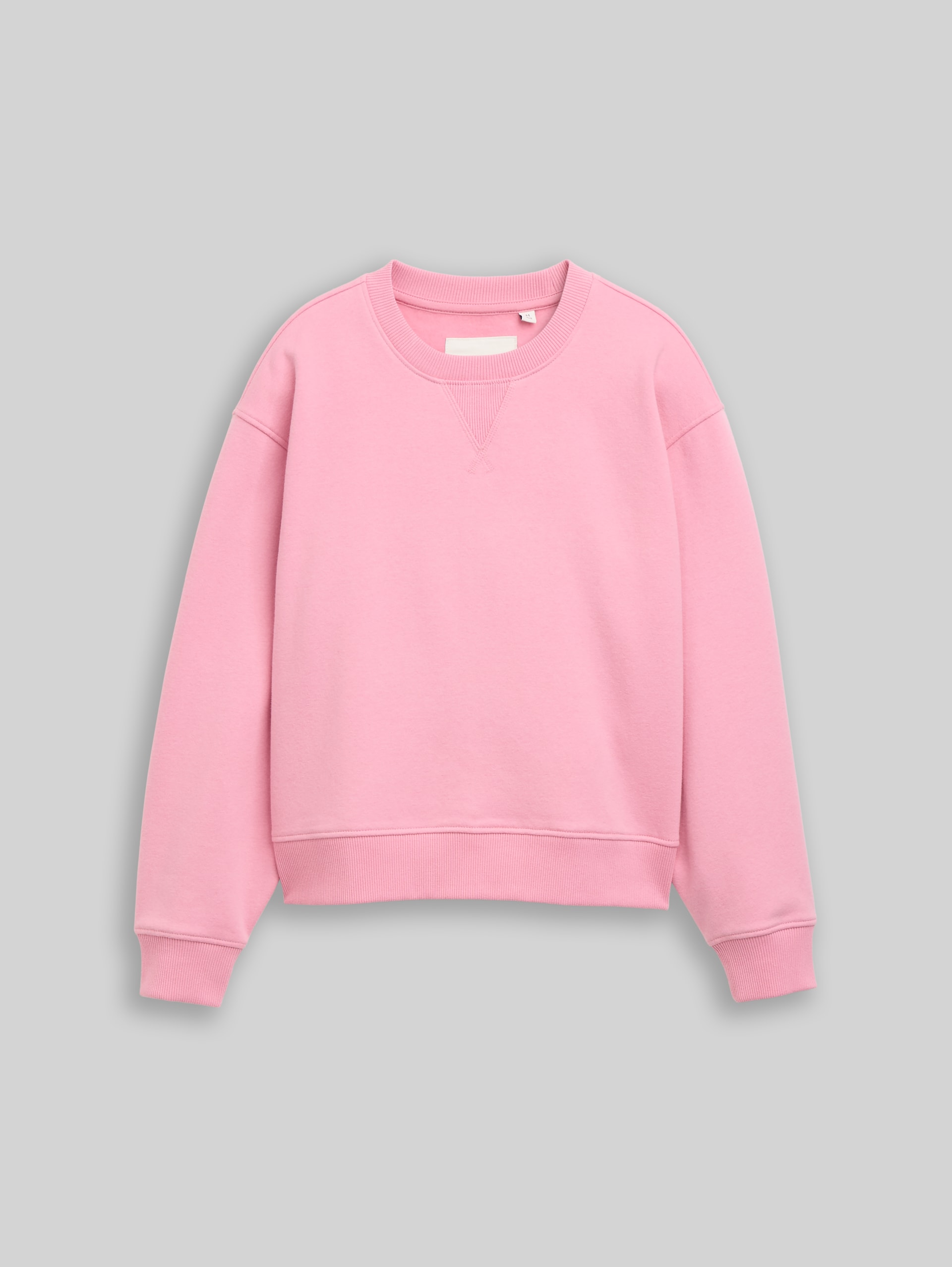 Basic Sweatshirt - Soft Blush Rose - Vorder-Produkt-Ansicht