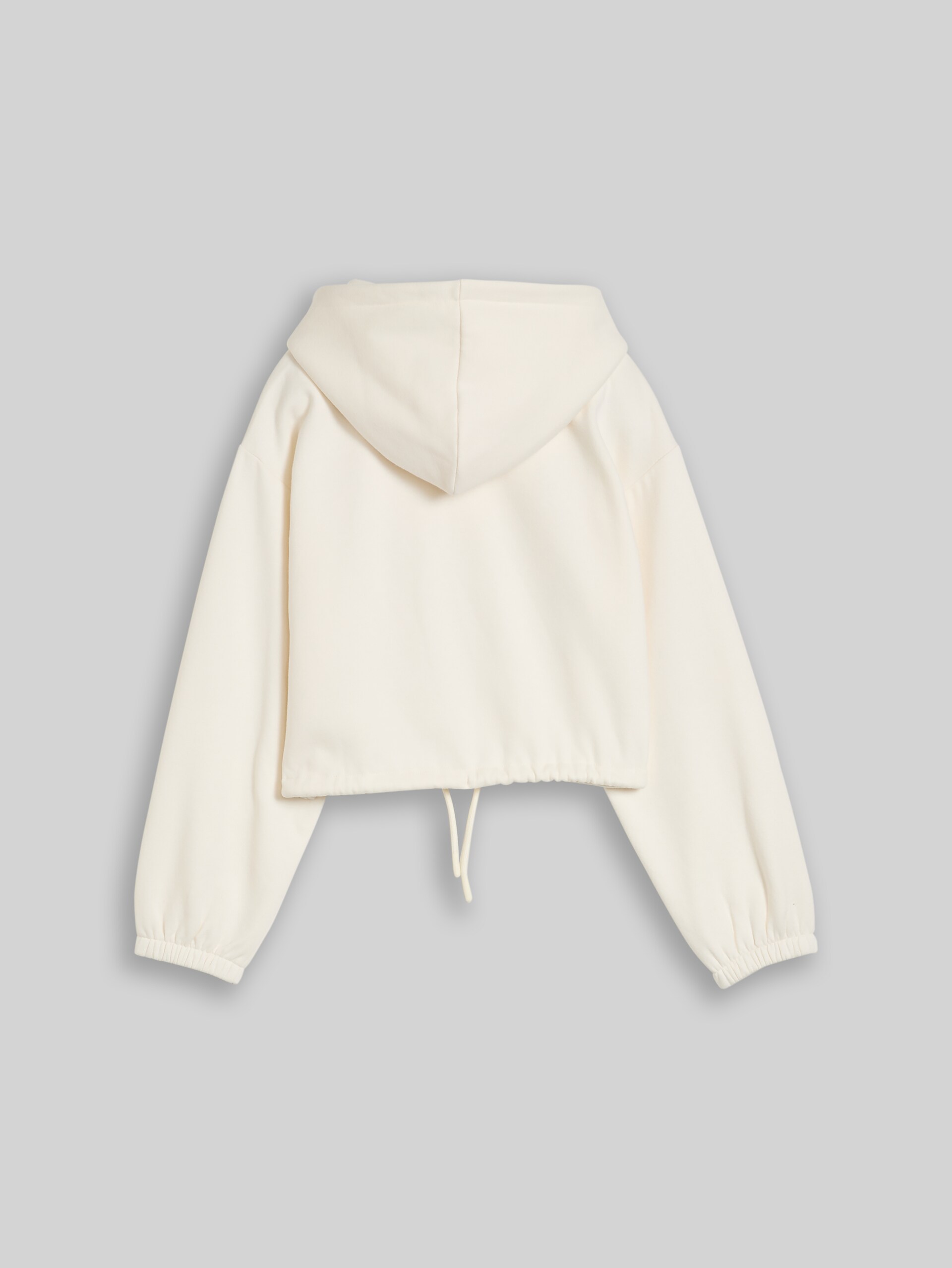 Oversize Hoodie Sweatjacke mit Peanuts-Print - Gardenia White