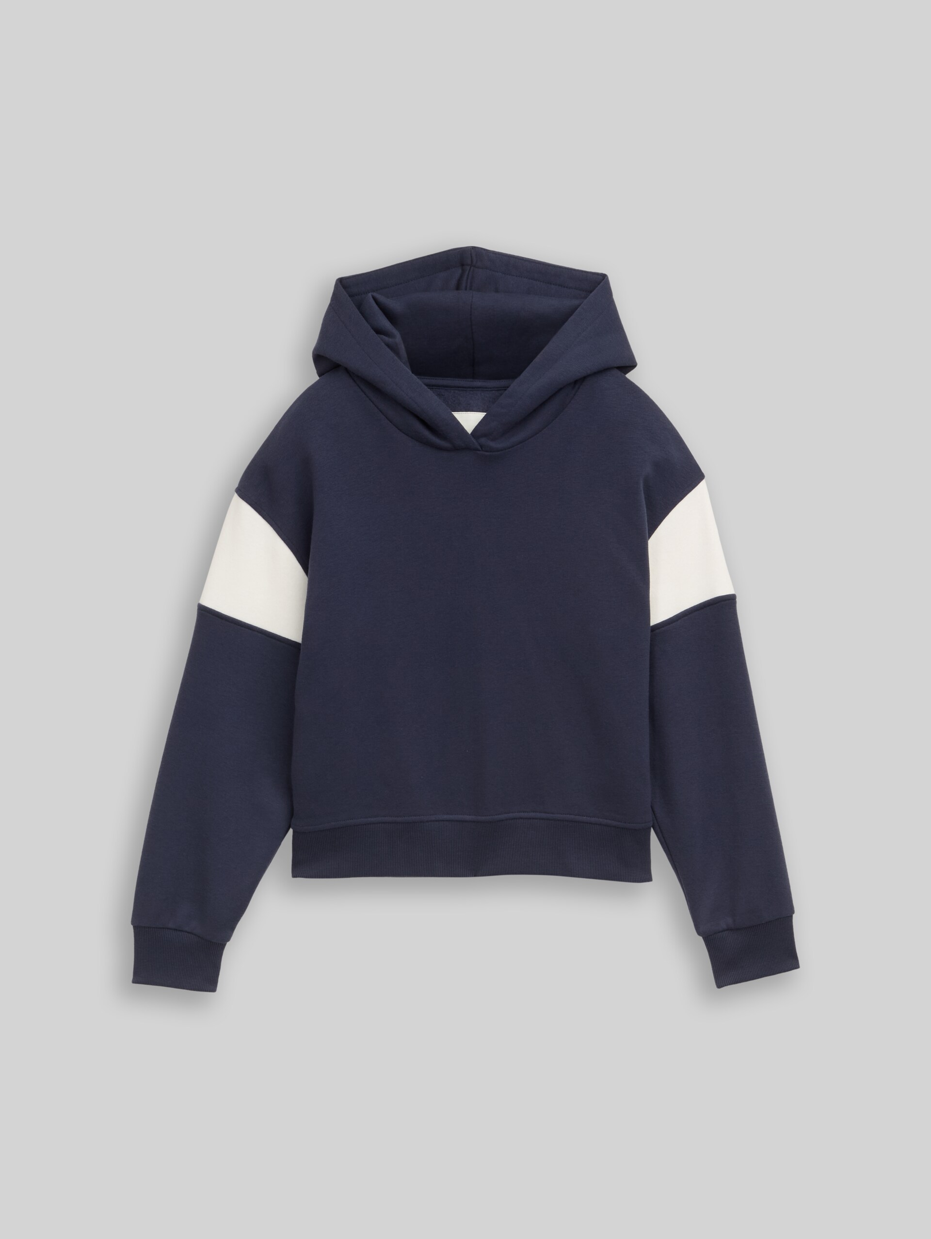 Oversize Hoodie Sweatshirt mit Rückenprint - Parisien Night Blue - Vorder-Produkt-Ansicht