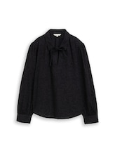 Nicht ausgewählt, Jacquard Bluse mit Muster von Tom Tailor, schwarz