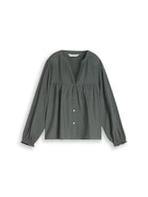 Ausgewählt, Bluse mit Raffungen von Tom Tailor, grün