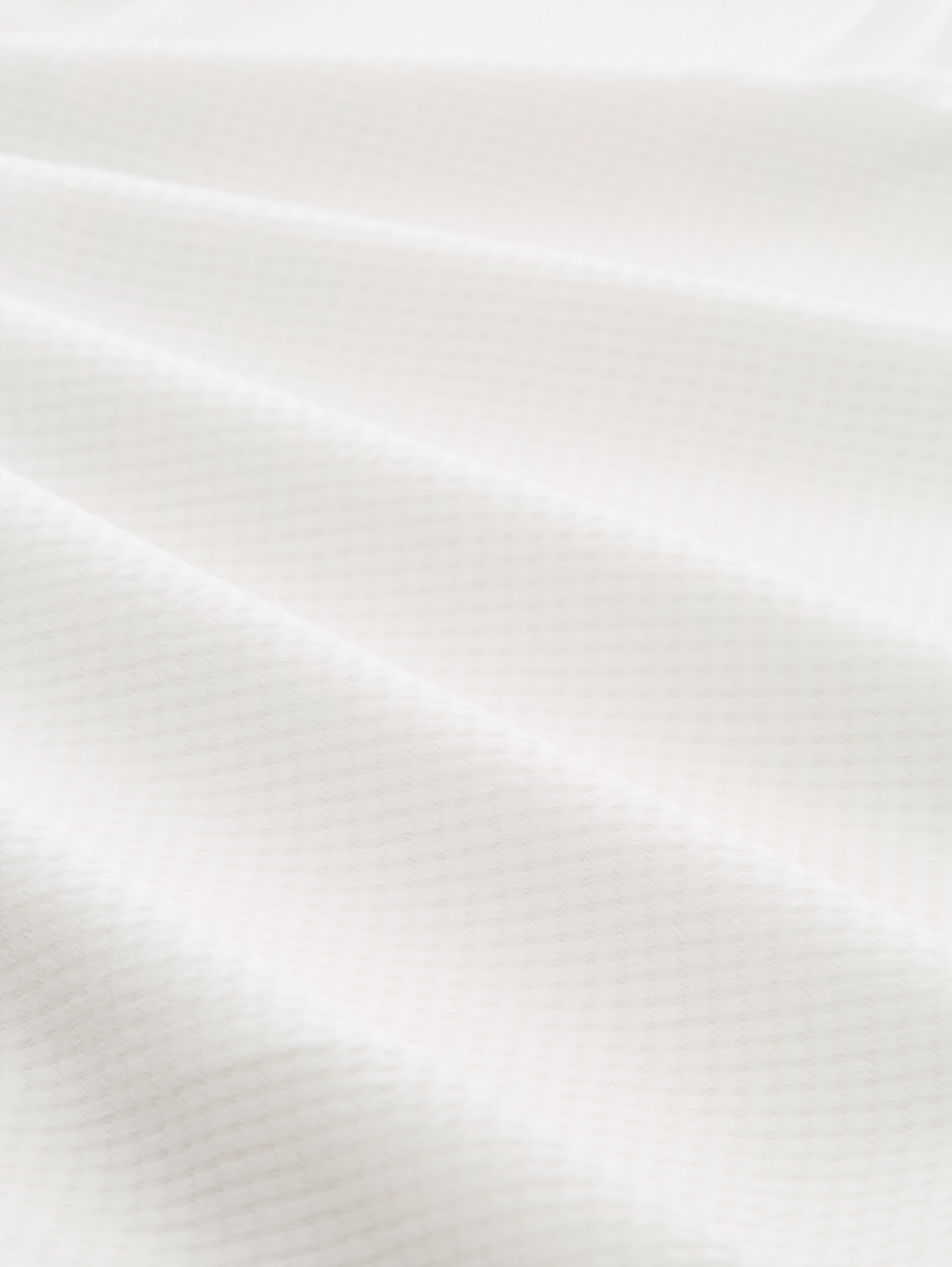 Blouse met losse pasvorm en strikkragen - Whisper White - Materiaalweergave