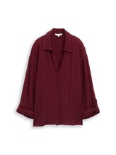Sélectionné, Chemisier ample en seersucker par Tom Tailor, rouge