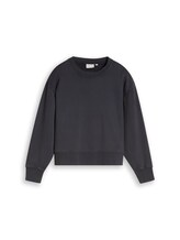 Ausgewählt, Oversize Sweatshirt aus Baumwolle von Tom Tailor, grau