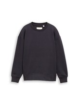 Ausgewählt, Oversize Sweatshirt mit Rückenprint von Tom Tailor, grau