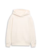Non sélectionné, Sweat à capuche oversize avec imprimé dans le dos par Tom Tailor, brunir