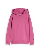 Non sélectionné, Sweat à capuche oversize avec imprimé dans le dos par Tom Tailor, rose