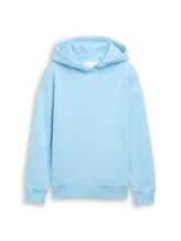 Sélectionné, Sweat à capuche oversize avec imprimé dans le dos par Tom Tailor, bleu
