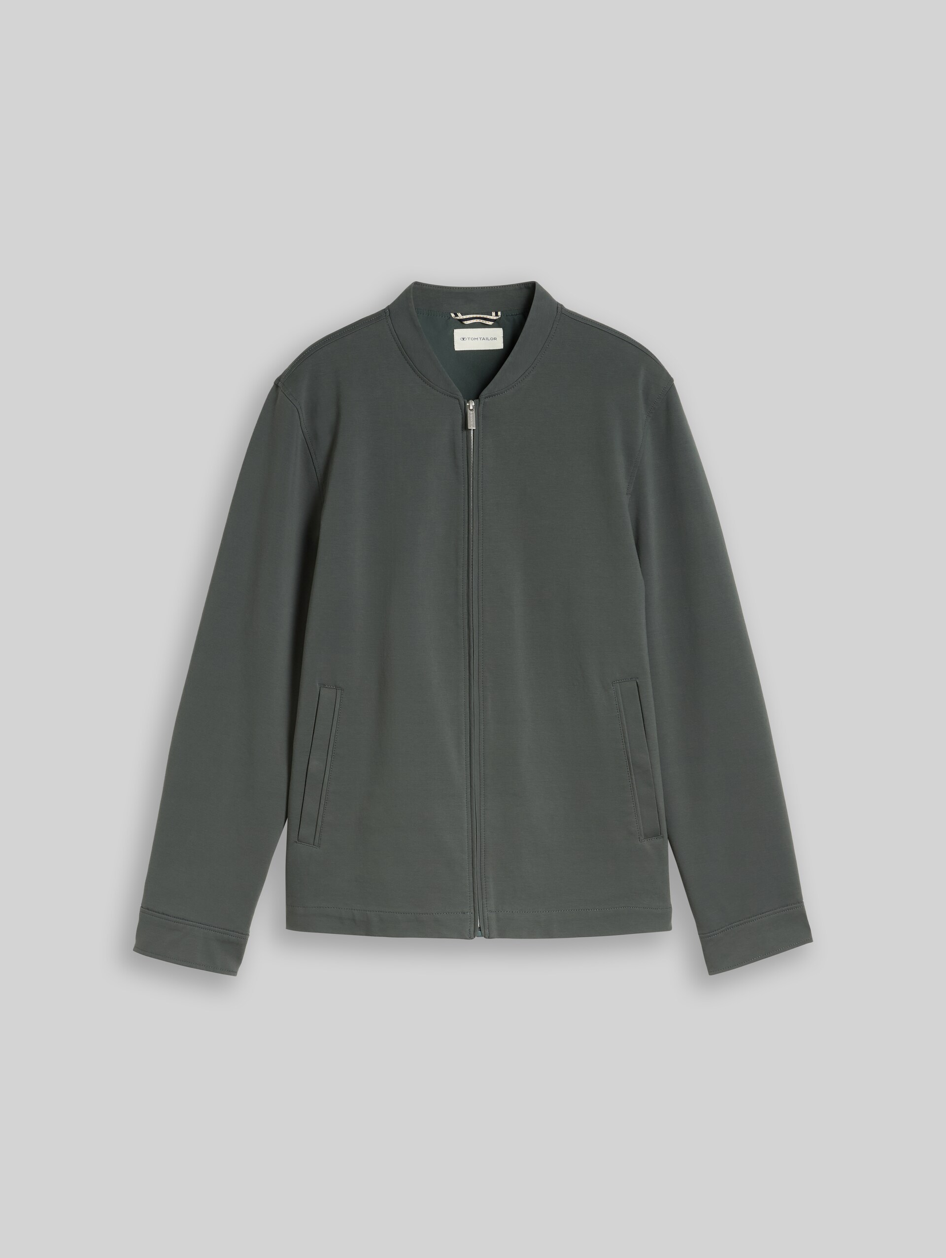 Bomberjack met steekzakken - Darkest Olive