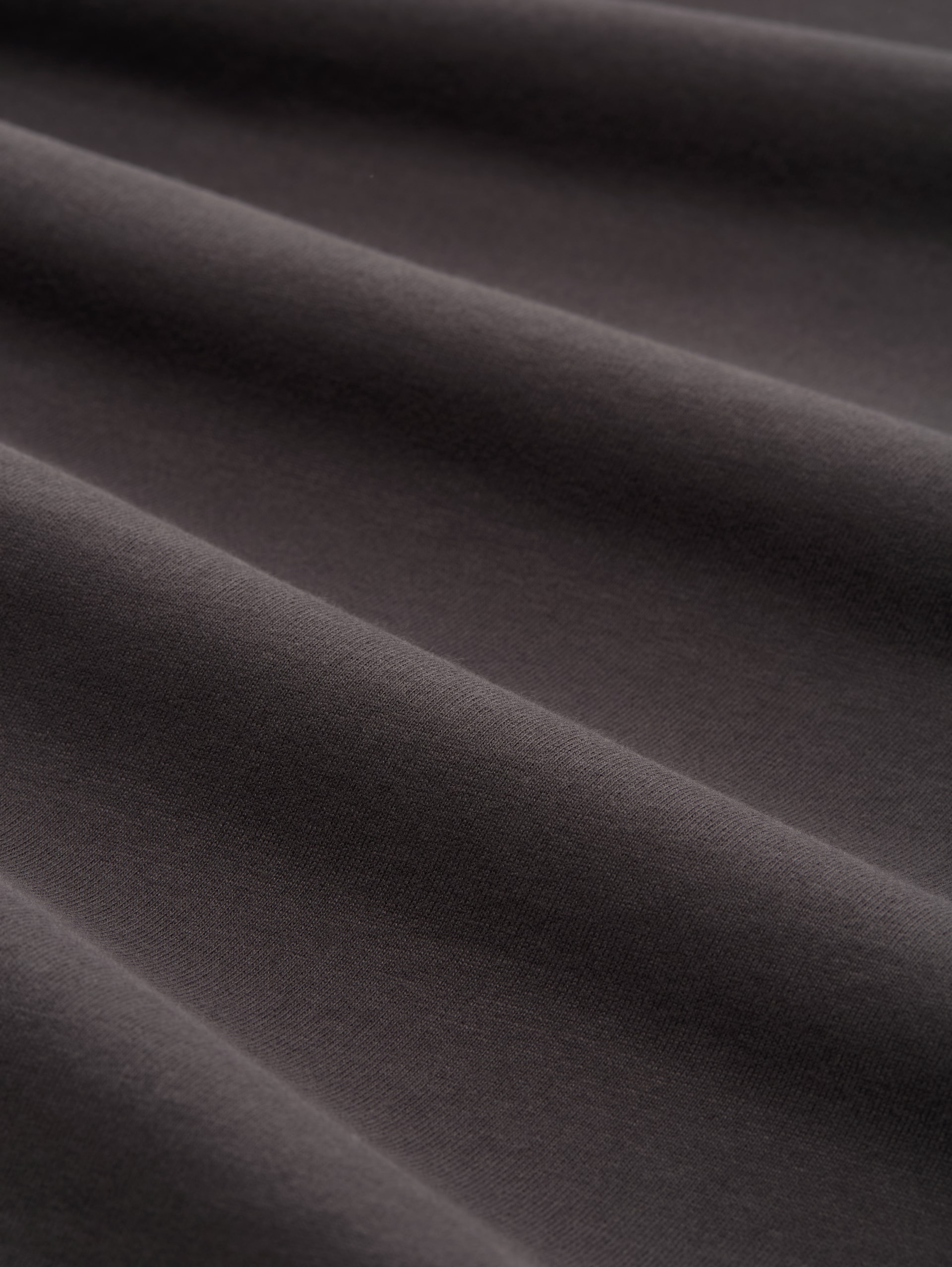Langarmshirt mit Logo-Print - Tarmac Grey - Material-Ansicht