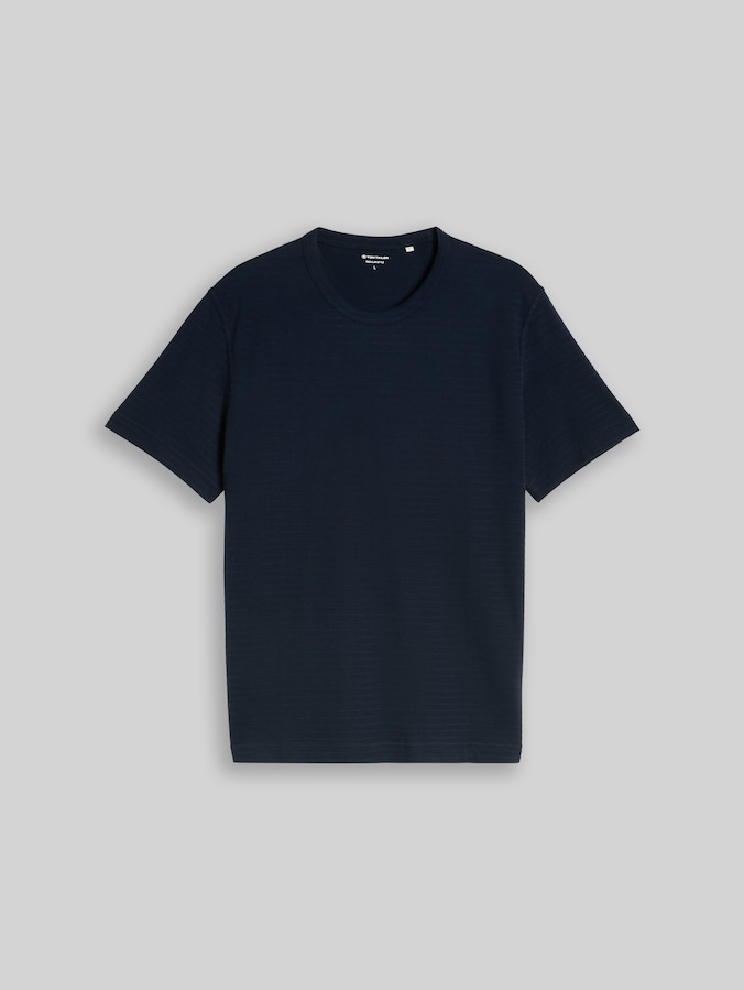 T-shirt van zware katoenen jersey door Men, sky captain blue