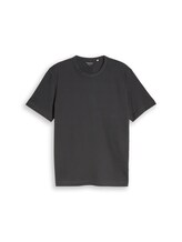 Niet geselecteerd, T-shirt van zware katoenen jersey door Tom Tailor, zwart