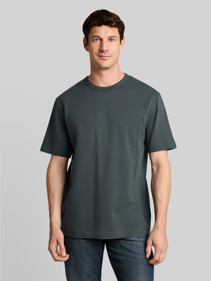 Heavy-Jersey T-Shirt aus Baumwolle von Men, Darkest Olive