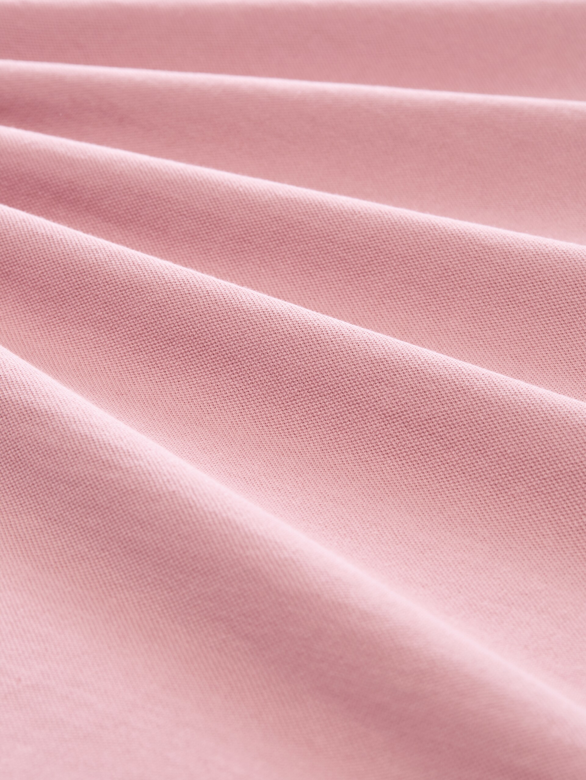 Piqué Poloshirt mit Logo-Stickerei - dusty rose
