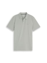 Nicht ausgewählt, Piqué Poloshirt mit Logo-Stickerei von Tom Tailor, grün