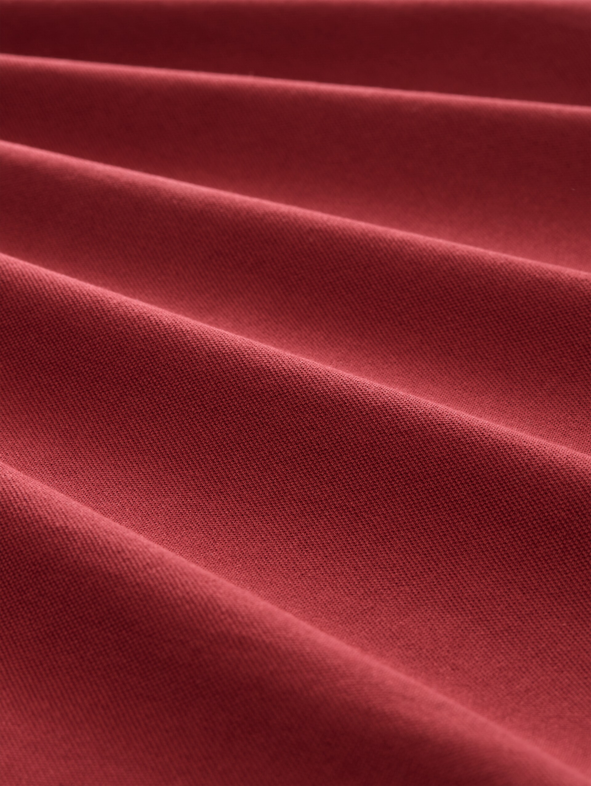 Langarm Piqué Poloshirt - pear red