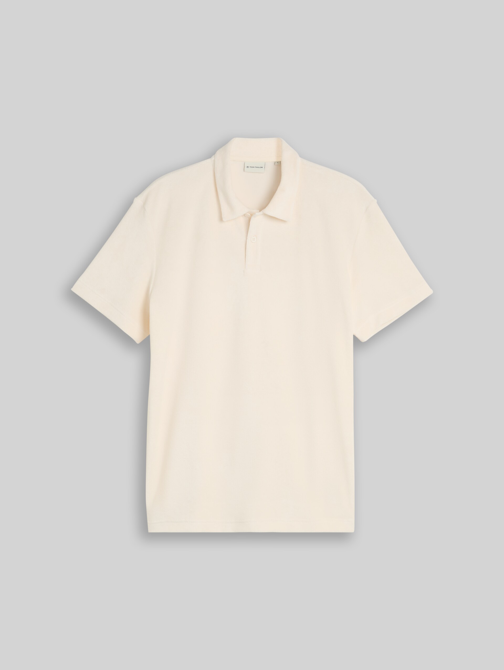 Poloshirt aus Frottee - Gardenia White