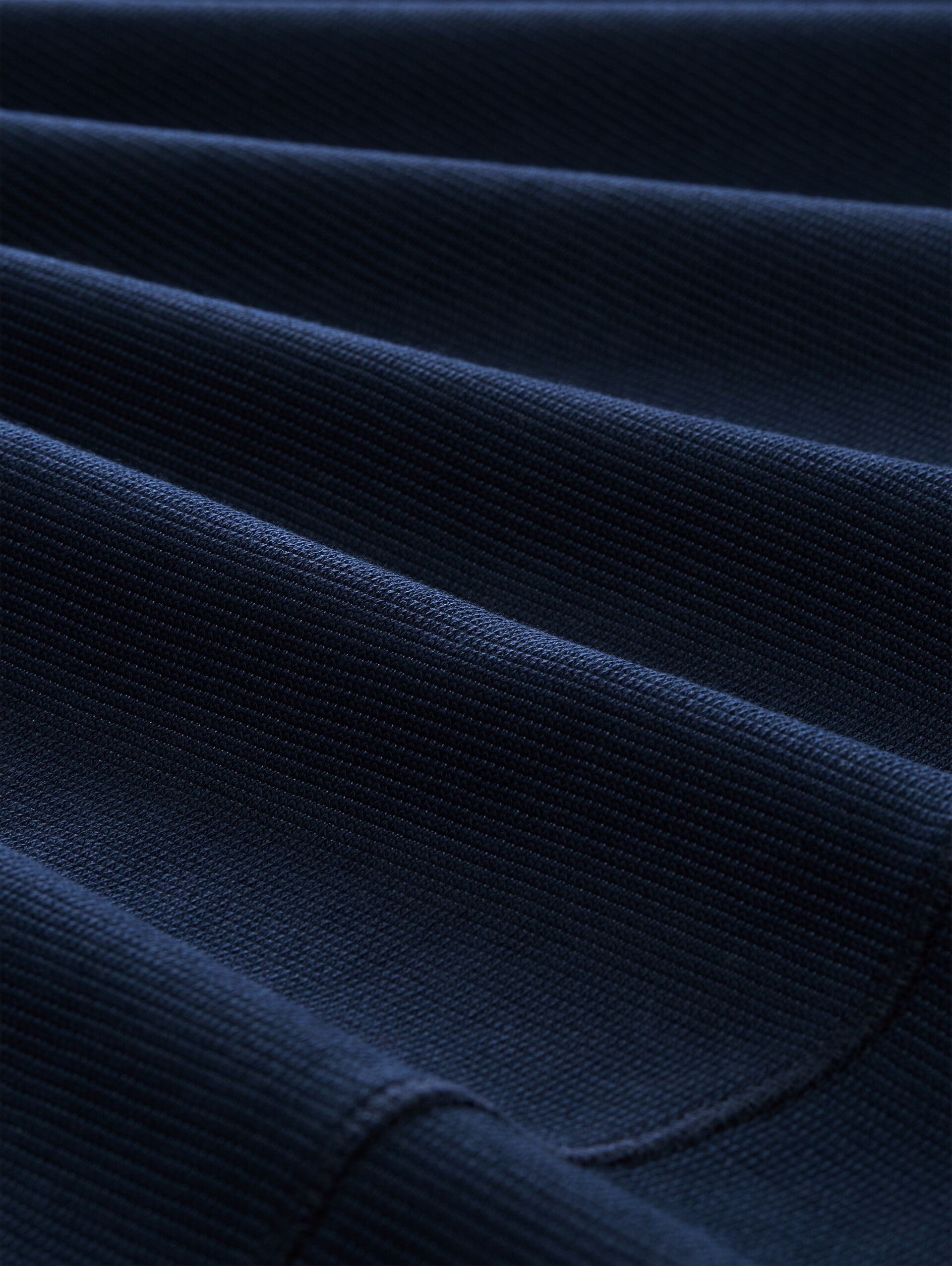 Sweatjacke mit Ärmeltasche - sky captain blue - Material-Ansicht