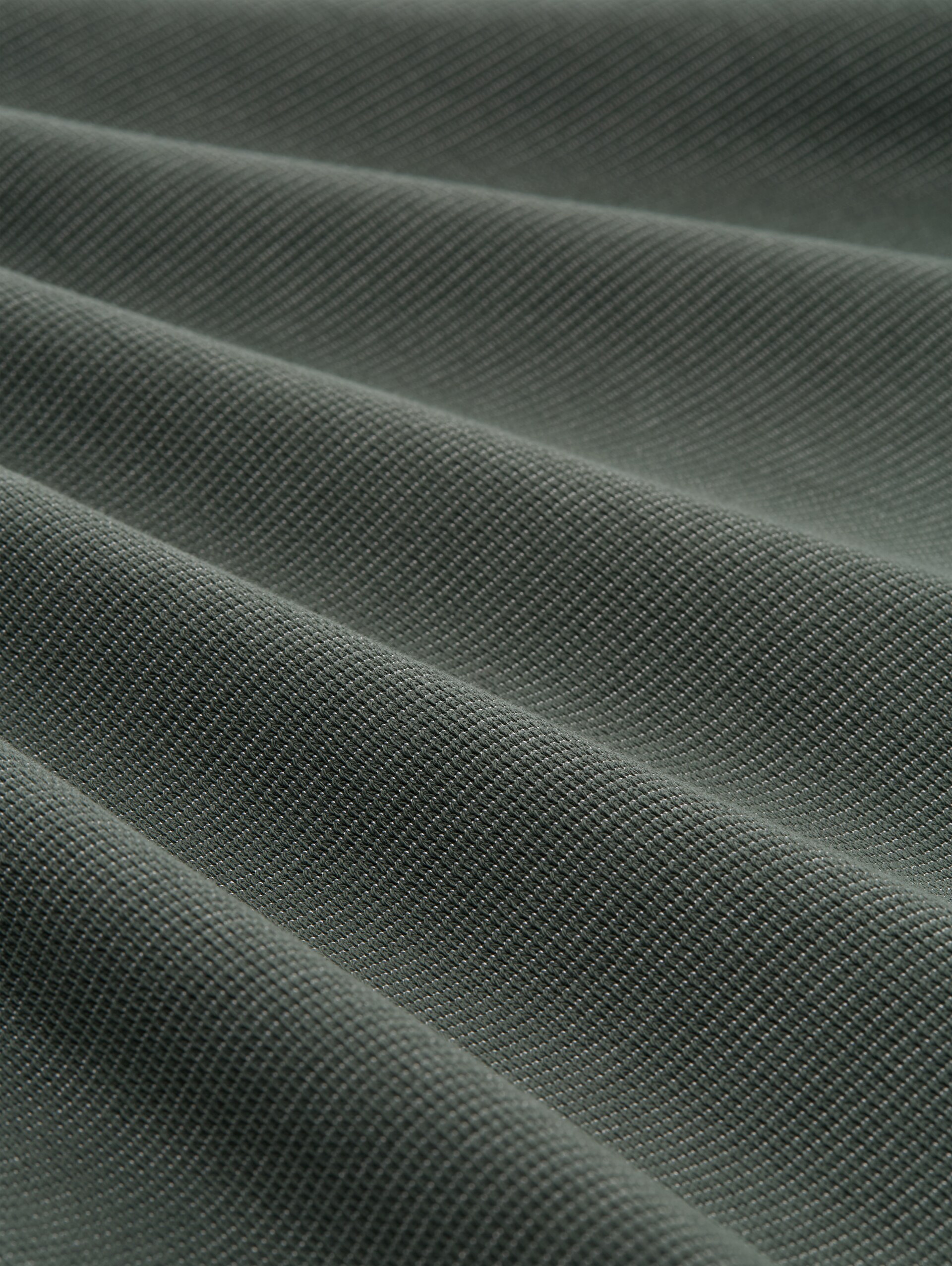 Sweatjacke mit Ärmeltasche - Darkest Olive - Material-Ansicht