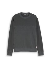 Geselecteerd, Sweatshirt met used-look door Tom Tailor, zwart