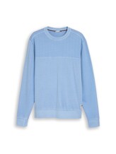 Niet geselecteerd, Sweatshirt met used-look door Tom Tailor, blauw