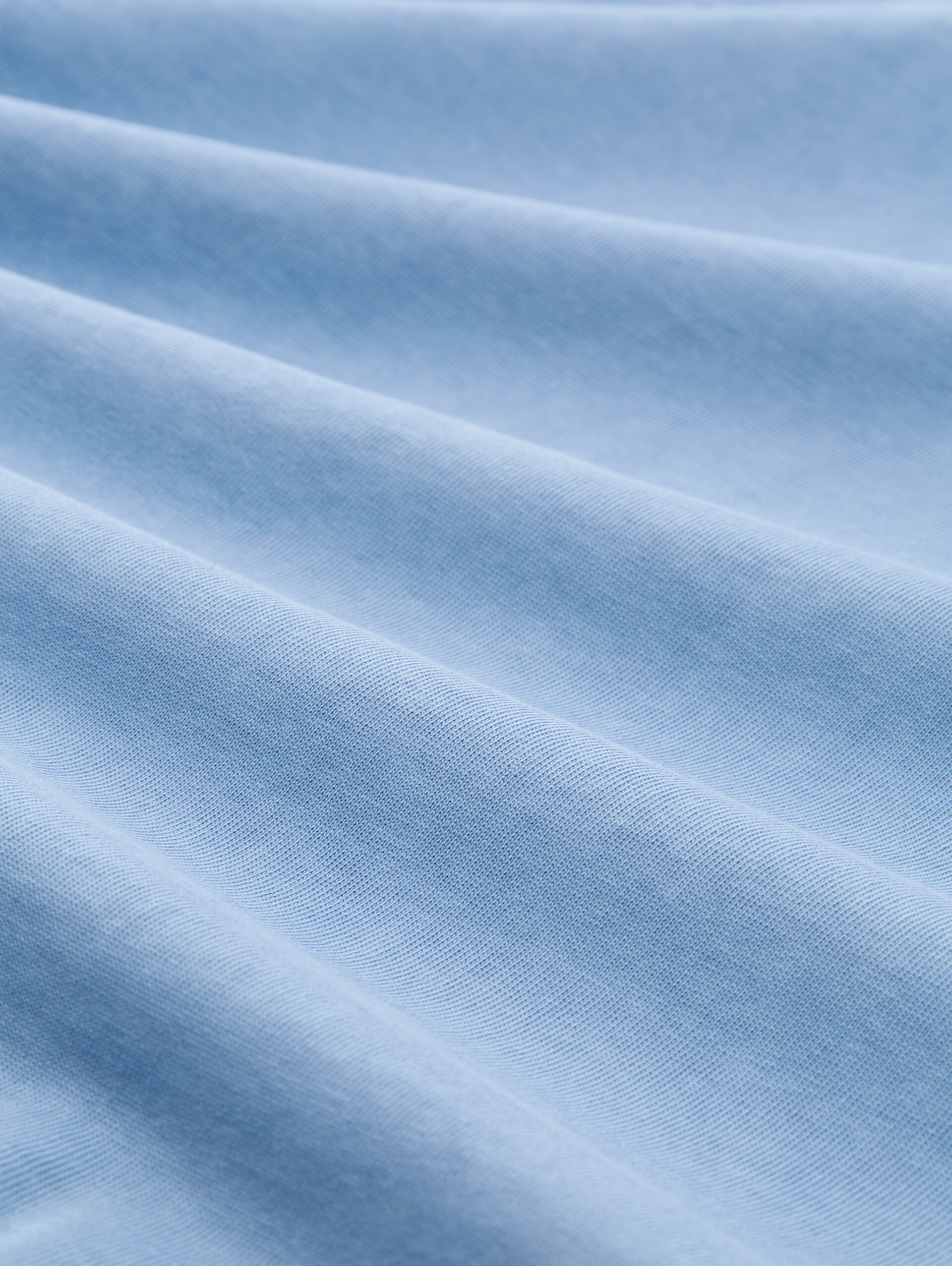Sweatshirt met used-look - Pale Blue - Materiaalweergave