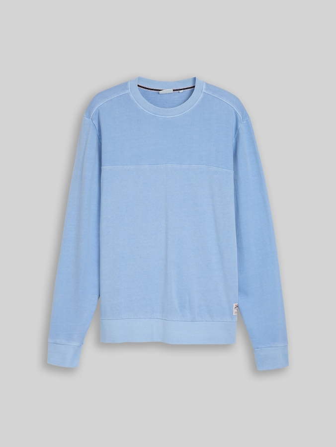 Sweatshirt im Used-Look von Men, Pale Blue