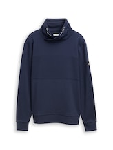 Niet geselecteerd, Snood-sweatshirt van katoen door Tom Tailor, blauw