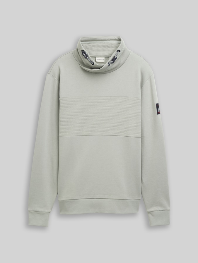 Snood Sweatshirt aus Baumwolle von Men, iron mint