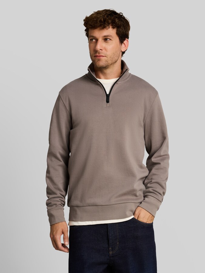 Troyer Sweatshirt von Men, Driftwood Taupe