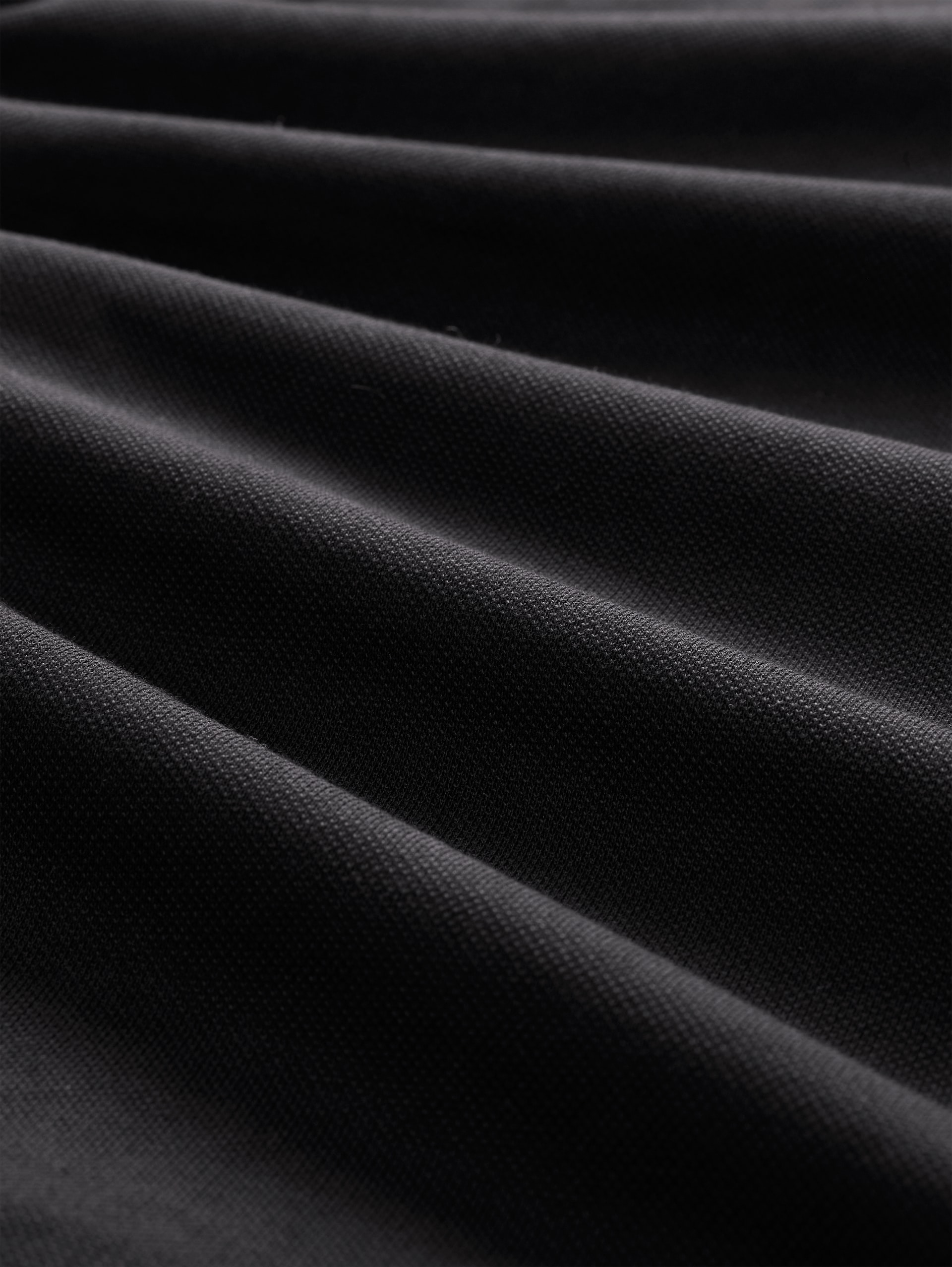 Troyer Sweatshirt - Black - Material-Ansicht