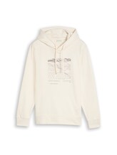 Sélectionné, Sweat à capuche imprimé par Tom Tailor, brunir