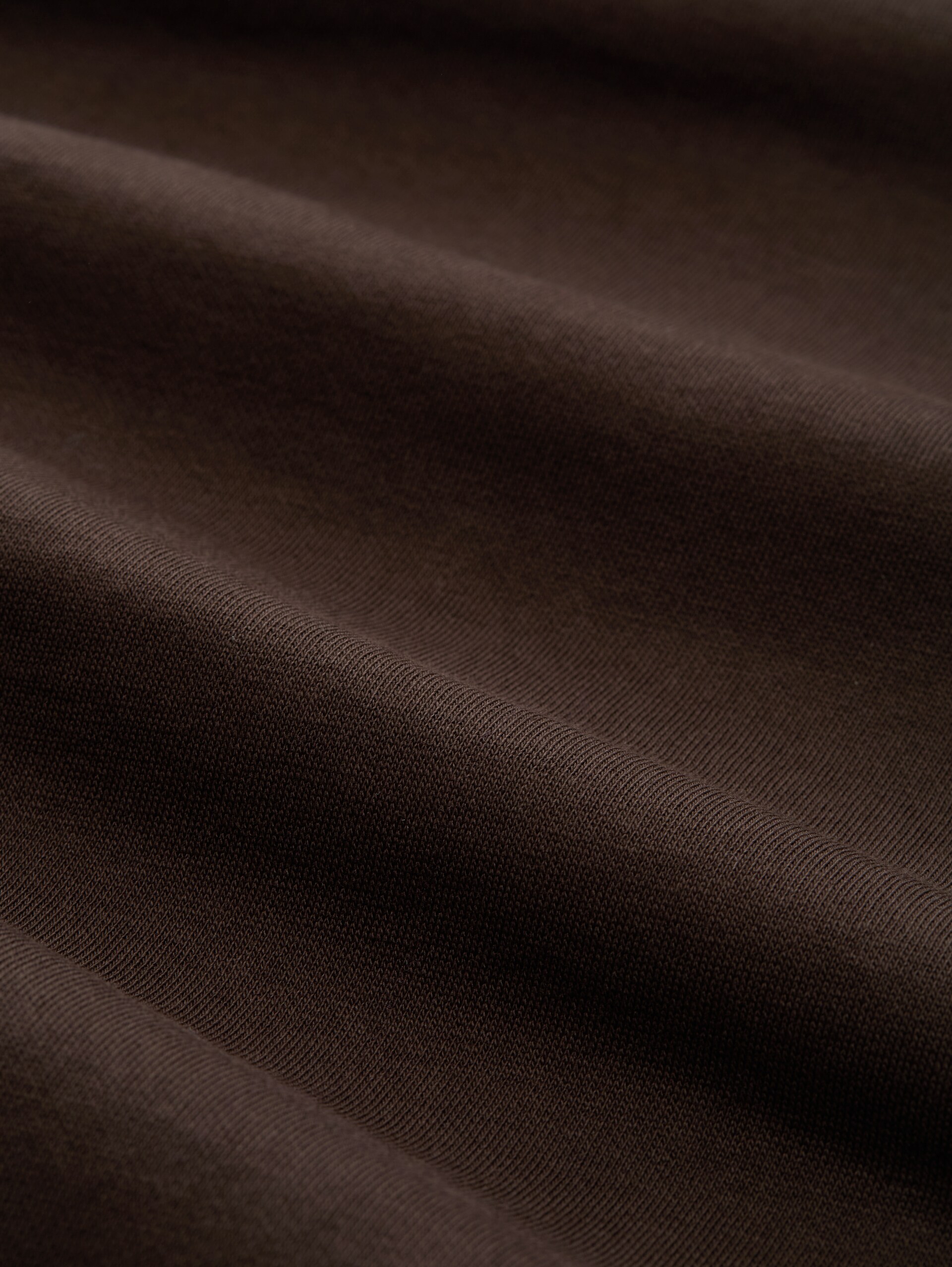 Sweat à capuche imprimé - Dark Chocolate Brown - Vue de la matière